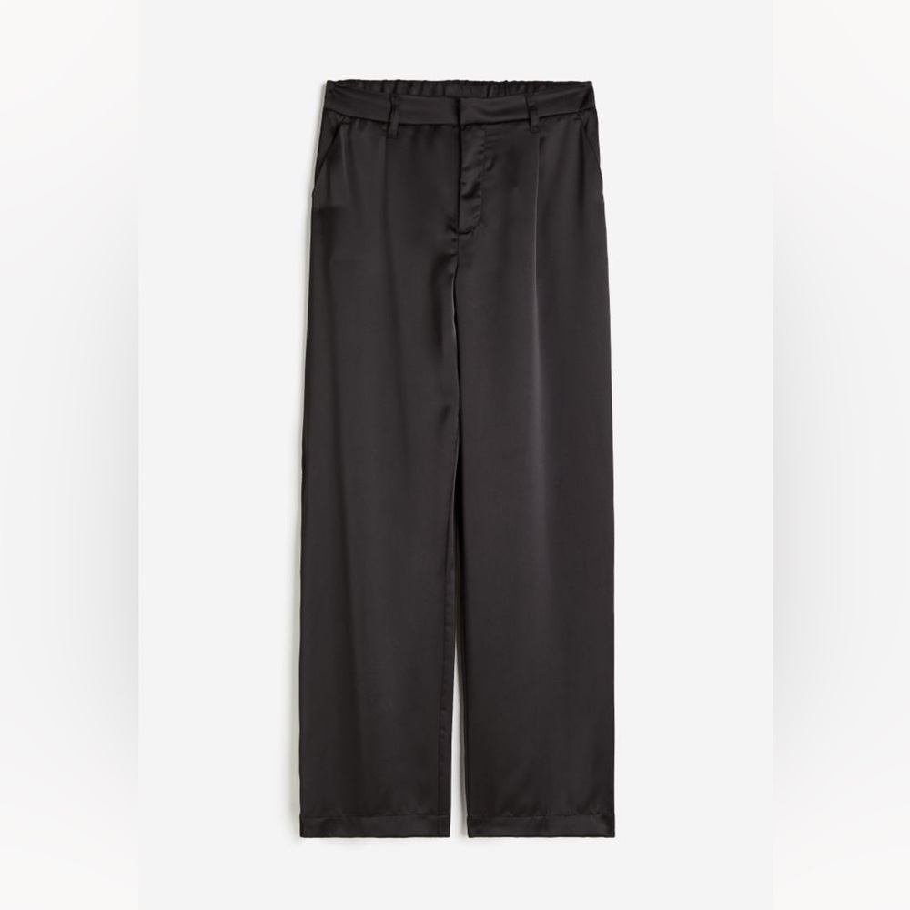 H&M dress pants for women, NEW, Black, size M, runs more like L